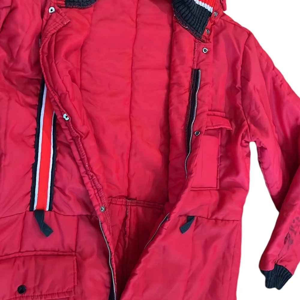 Vtg Quilted Coveralls~Snowsuit~Western Field~Montgomery Ward~Work/Insula…